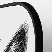 Raquette De Pickleball Dessin adorable de Jeune Chat Personnel (Détail gauche)