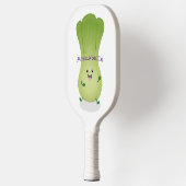 Raquette De Pickleball dessin animé mignon de bok choy (Gauche)