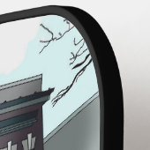 Raquette De Pickleball Dessin du centre de Madison, Wisconsin (Détail gauche)