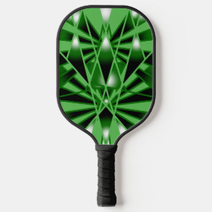 Raquette De Pickleball Dessin en perspective de fond couleur dégradé vert