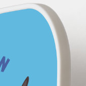 Raquette De Pickleball dessin humoristique d'aigle royal (Détail gauche)