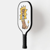 Raquette De Pickleball dessin mignon lion enfants retro safari jungle ani (Gauche)