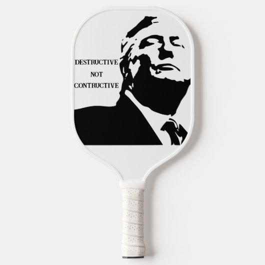 Raquette de pickleball destructive de Trump (Recto)