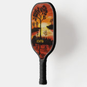 Raquette De Pickleball DG Peintures Reflet du Coucher de Soleil (Gauche)