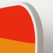 Raquette De Pickleball Diagonal Rainbow Strited Nom personnalisé (Détail gauche)