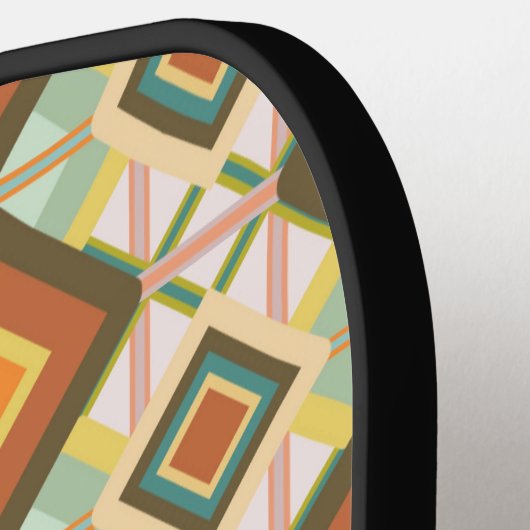 Raquette De Pickleball Diamants d'art Pop Retro Sud-Ouest Patternes (Détail gauche)