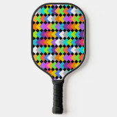 Raquette De Pickleball Diamants de néon (Verso)