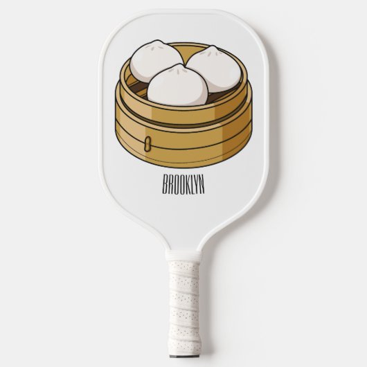 Raquette De Pickleball Dim sum dessin animé (Recto)
