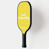 Raquette De Pickleball Dink de manière responsable Nom Citrine Jaune (Gauche)