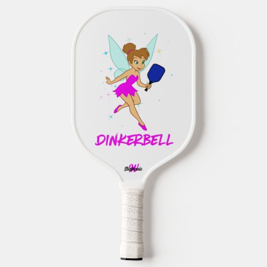 Raquette De Pickleball Dinkerbell Pickleball - Drôle Pickleball Pour Elle (Verso)