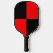 Raquette De Pickleball Dink'n Go Nuts Pickleball Red black checker (Verso)
