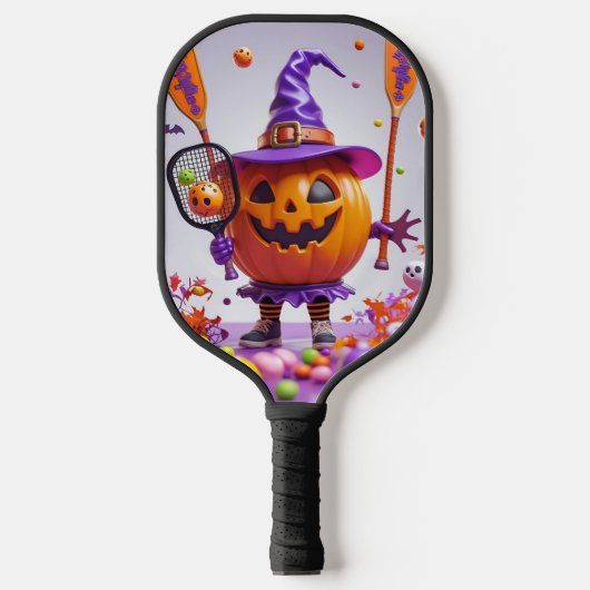 Raquette De Pickleball Dinks éffrayants - Halloween Pickleball amusant (Recto)