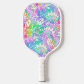 Raquette De Pickleball Dino Dig arc-en-ciel (Recto)