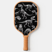 Raquette De Pickleball Dinosaure Skeletons Fossiles Bons Blancs (Verso)