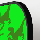 Raquette De Pickleball Dinosaures (Détail gauche)