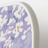 Raquette De Pickleball Ditsy Fleur sauvage Periwinkle Votre nom - #P24007 (Détail gauche)