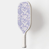 Raquette De Pickleball Ditsy Fleur sauvage Periwinkle Votre nom - #P24007 (Gauche)