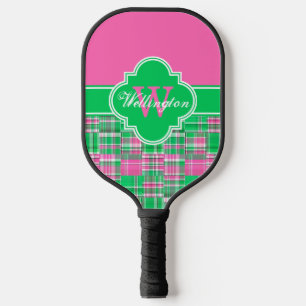Raquette De Pickleball do-it-yourself Couleurs Madras 1I CB Nom du ruban
