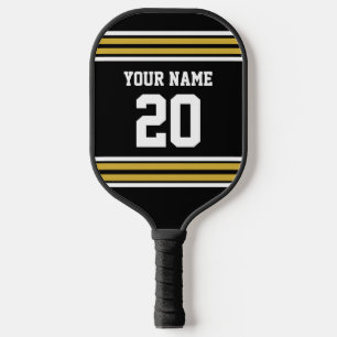 Raquette De Pickleball do-it-yourself Couleurs Team Jersey Stripes Black