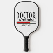 Raquette De Pickleball Docteur Progrès S'il vous plaît attendre Funny éco (Verso)