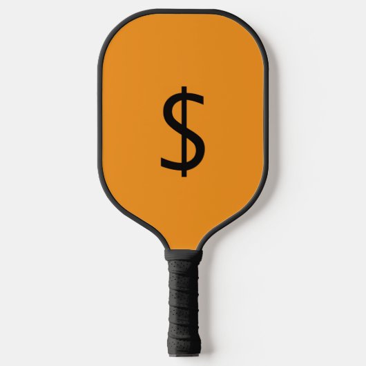 Raquette De Pickleball Dollar $ign Orange  (Recto)