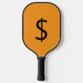 Raquette De Pickleball Dollar $ign Orange  (Verso)