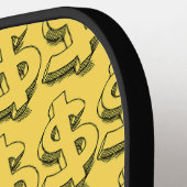 Raquette De Pickleball dollar or (Détail gauche)