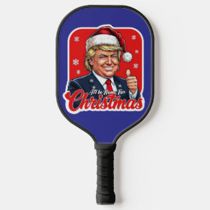 Raquette De Pickleball Donald Trump Christmas Santa Claus Art