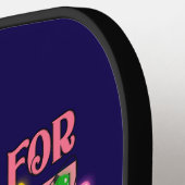 Raquette De Pickleball Donald Trump Noël Je serai à la maison (Détail gauche)