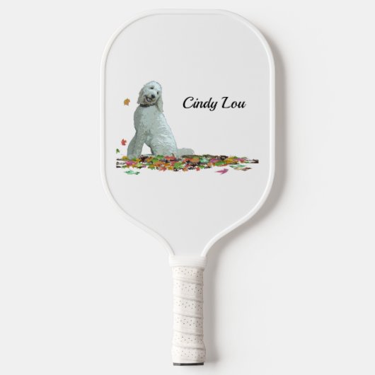 Raquette De Pickleball Doodle Chien En Pickleball Feuille Paddle (Recto)