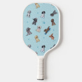 Raquette De Pickleball Doodle KiniArt GoldendoodleMoji (Verso)