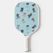 Raquette De Pickleball Doodle KiniArt GoldendoodleMoji (Recto)