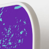 Raquette De Pickleball Doodles bleu clair violet (Détail gauche)