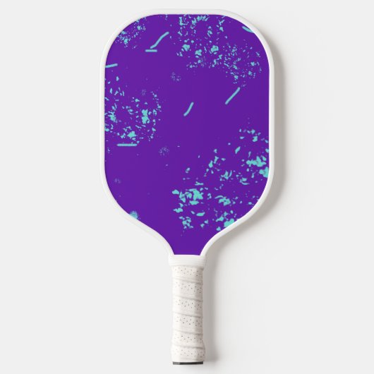 Raquette De Pickleball Doodles bleu clair violet (Recto)