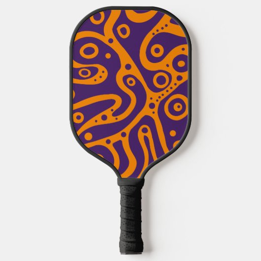 Raquette De Pickleball Doodles multicolores (Recto)
