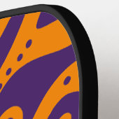 Raquette De Pickleball Doodles multicolores (Détail gauche)