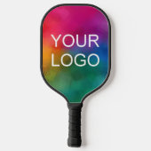 Raquette De Pickleball Double Côté Ajouter Votre Logo Ici Entreprise (Verso)