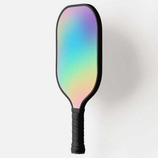 Raquette De Pickleball Doux Pastel Prismatic Gradient arc-en-ciel (Gauche)