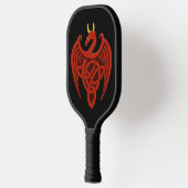 Raquette De Pickleball Dragon celtique rouge (Gauche)