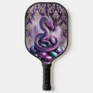 Raquette De Pickleball Dragon gothique mystique pourpre