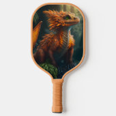 Raquette De Pickleball dragon rouge (Verso)