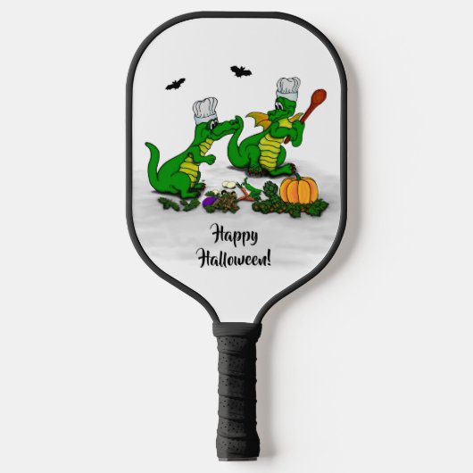 Raquette De Pickleball Dragons - Joyeux Halloween ! Aujourd'hui je vais c (Recto)