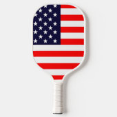 Raquette de pickleball drapeau américain (Verso)