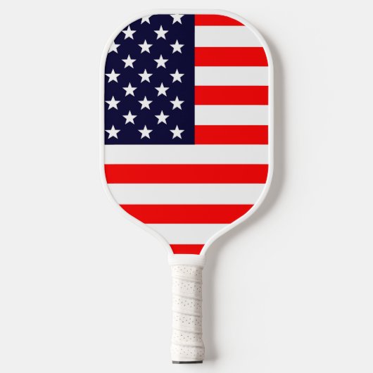 Raquette de pickleball drapeau américain (Recto)