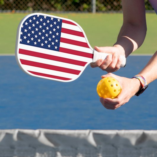 Raquette De Pickleball Drapeau américain (Insitu)