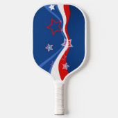Raquette De Pickleball drapeau américain Abstrait (Recto)