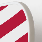 Raquette De Pickleball Drapeau américain Customisé Monogramme 4 juillet (Détail gauche)