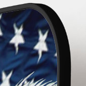 Raquette De Pickleball Drapeau américain de l'aigle patriotique (Détail gauche)