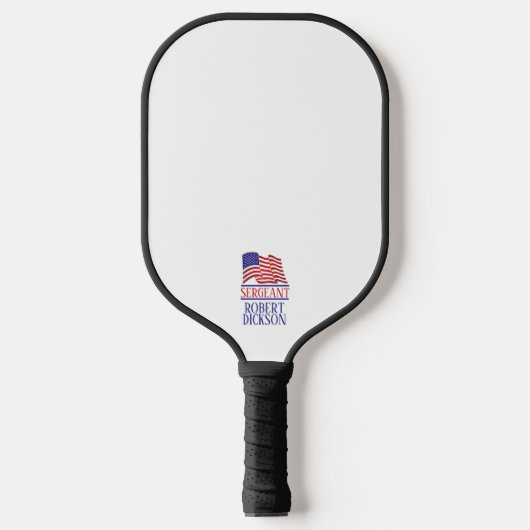Raquette De Pickleball Drapeau américain rouge blanc et bleu (Recto)