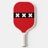 Raquette De Pickleball Drapeau Amsterdam (Verso)